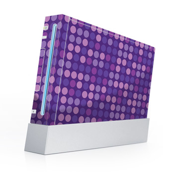 wii skin purple dots wii skin purple dots